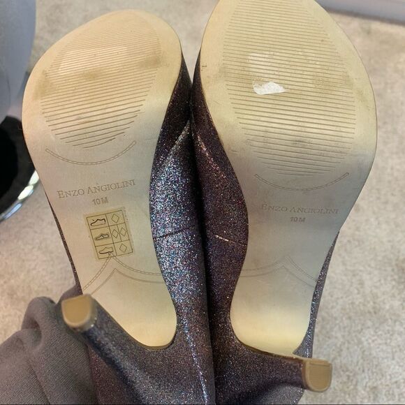 Enzo Angiolini Glitter multicoloured High Heels 10 - Picture 6 of 8